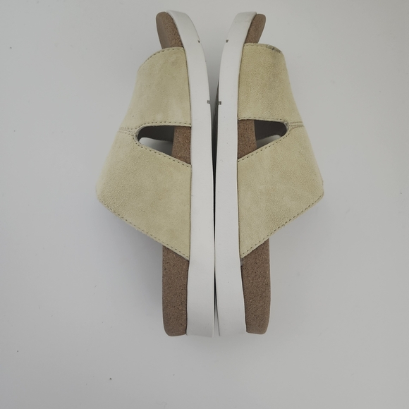 BNWT Spenco Women’s Yellow Sunrise Slide Sandals US 5.5 Genuine Suede Orthotic - Picture 4 of 16